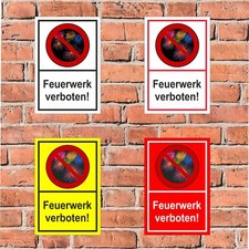 Schild Feuerwerk verboten