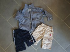 Kinder Babykleidung 2 Hosen dopodopo mini Gr.80 + Hemd New England