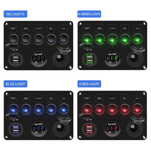 Gang led schaltpanel - 5,