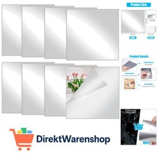 8 Stück Spiegelfliesen