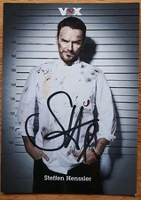 Steffen Henssler Orig Autogramm signiert TV Koch Grill den Henssler VOX - AK