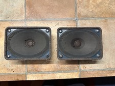 Isophon 13x18cm Mitteltöner 6 Ohm Paar Vintage HiFi Lautsprecher Chassis I757