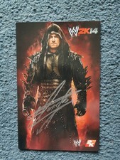 Undertaker Autogramm original Promo Foto Photo Signed wwe wwf Wrestling 
