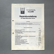 Reparaturanleitung für Vespa