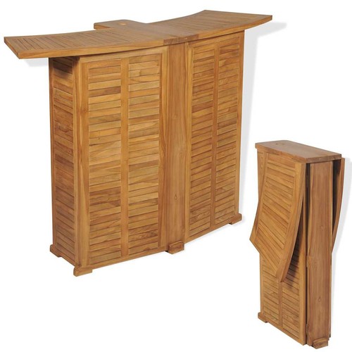 Teak garten bartisch - bartisch, klappbar