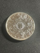 2 Oz. Fine Silver  5 £ UK ,                  Queens Beasts 2021.