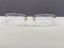 Swarovski Brille Damen braun Grau Gold Strass Randlos 6053  NP: 620€