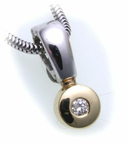 Anhänger mit brillant 06ct - anhänger,