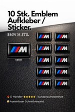 10x Emblem Aufkleber – BMW M