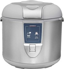 Gastroback 42507 Reiskocher mit Warmhaltefunktion Rice Cooker Dampfgarer 3/5 L