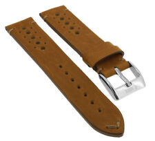 Eulux ⇒ Uhrenarmband Pferdeleder braun versiegelte Kante ⇒ 34632