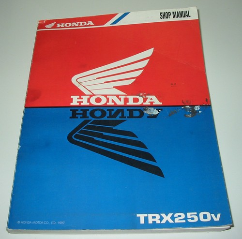Werkstatthandbuch honda quad - werkstatthandbuch,