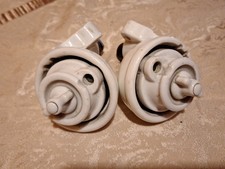 2 XRetro / Vintage  alter Lichtschalter aus Keramik / Porzellan  Drehschalter **