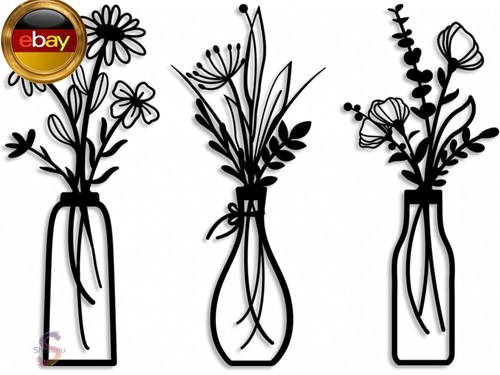 Stück metall blumen - 3,