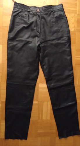 Echtleder damenhose schwarz - echtleder, damenhose,