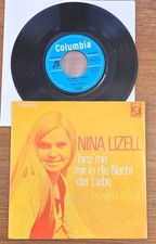 NINA LIZELL "Tanz mit mir in die Nacht der Liebe" D EX 70er Schlager COLUMBIA 45