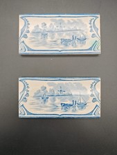 2x Antike Jugendstil Fliesen