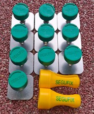 10 x Segufix ® 1306 Dreh-Patentschlösser + 2 x Segufix ® 1308 Schlüssel