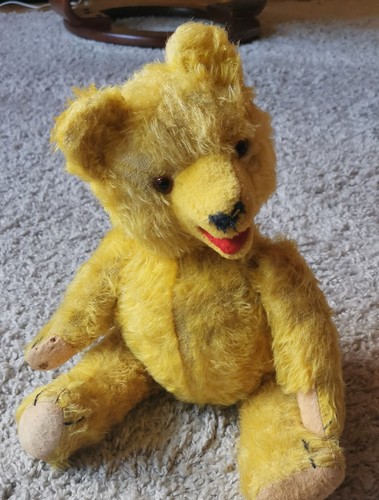 Antiker mohair teddybär - antiker, mohair-teddybär