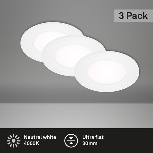 Briloner flat led - flat, in