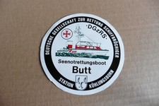 DGzRS Bremen, Aufkleber Seenotrettungsboot Butt, Station Kühlungsborn, Rarität