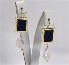 18K Yellow Gold Engraved Onyx