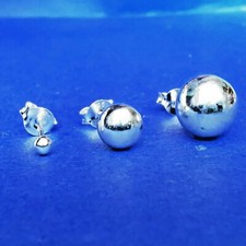 Ohrstecker Kugel Ball rund