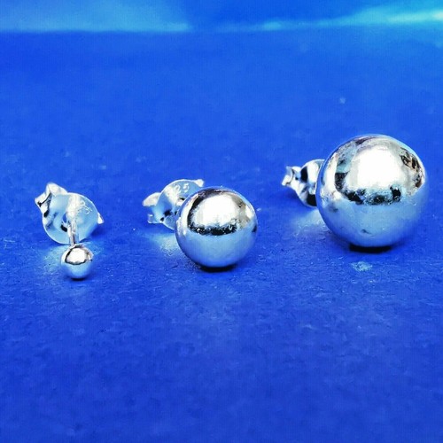 Ohrstecker kugel ball rund - kugel,