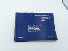 Werkstatthandbuch für Fiat 131 Racing e altre Gebühr Reparaturband Beißzange