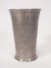 Zinnbecher Zunftbecher 1663