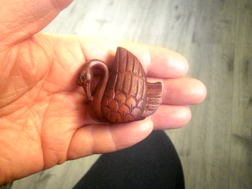 Handgeschnitztes holz netsuke - handgeschnitztes,
