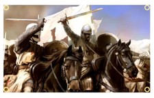 Flagge Fahne Wandbild Ritter