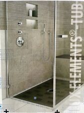 LUX ELEMENTS Abgedichteter Duschboden 120 x 90cm I Hartschaum Duschbodenelement