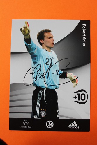 Robert enke autogrammkarte - robert,