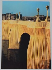 Christo & Jeanne Claude: Wrapped Pont Neuf Paris 1985 Kunstdruck Art Print