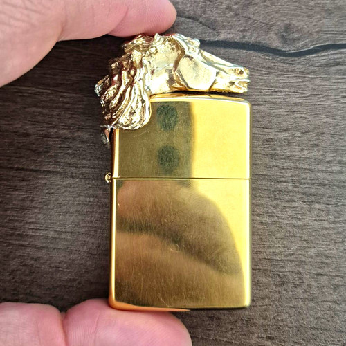 Zippo feuerzeug goldfarben - zippo,