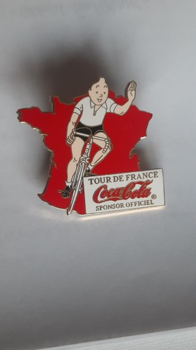 Coca cola pin tim und - pin, struppi