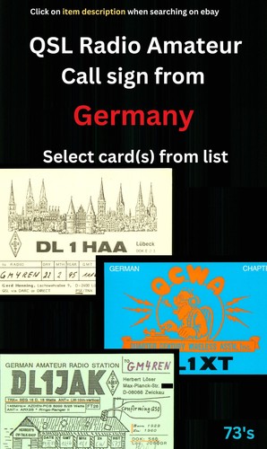 Qsl amateurfunkkarte - qsl,