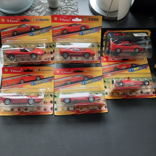 Ferrari modellautos shell - ferrari,