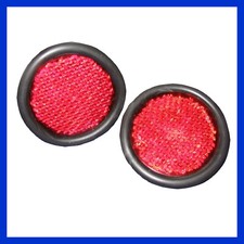 2x Katzenauge Reflektor rot rund Rückstrahler 50mm o 75mm f Traktor Schlepper