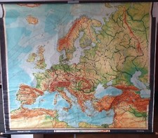 Rollkarte schulwandkarte - rollkarte,,