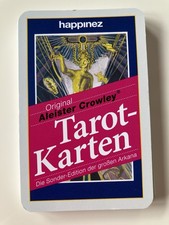 Aleister Crowley Tarot Karten 22 Stück Happinez-Sonderedition WIE NEU