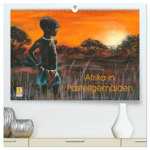 Afrika pastellgemälden - afrika, in