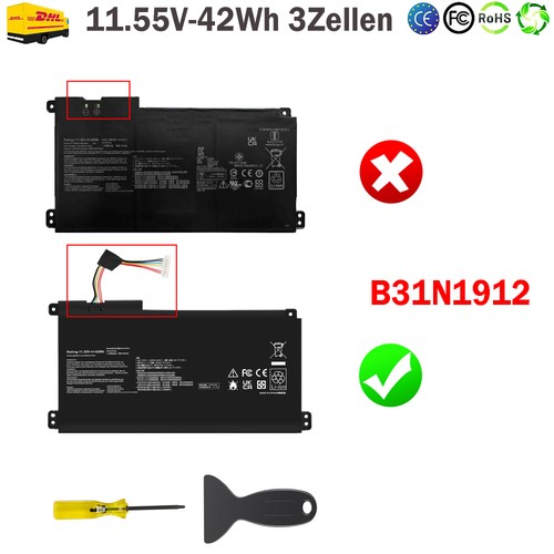 Replace b31n1912 c31n1912 akku - replace,