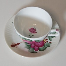 Teetasse mit Untertasse - August Warnecke Friesenrose - Dekor Ostfriesland