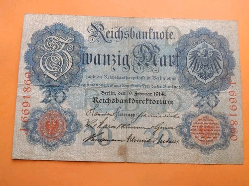 Reichsbanknote mark 21 - ,