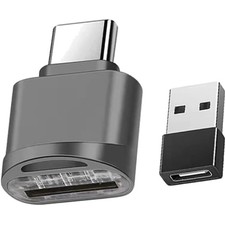 Tragbarer Micro SD Kartenleser mit USB C Anschluss – Einfaches Teilen von Daten