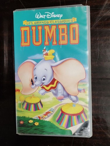 Vhs dumbo walt disney - vhs,