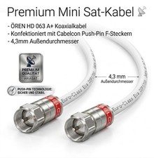 Mini Sat Kabel 4mm dünn