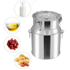 5L Edelstahl Milchkanne Milch Transportkanne Milchbehälter Milchkrug Sealed Can